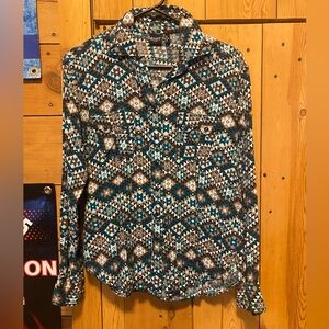 Tribal Print Long Sleeve Shirt
